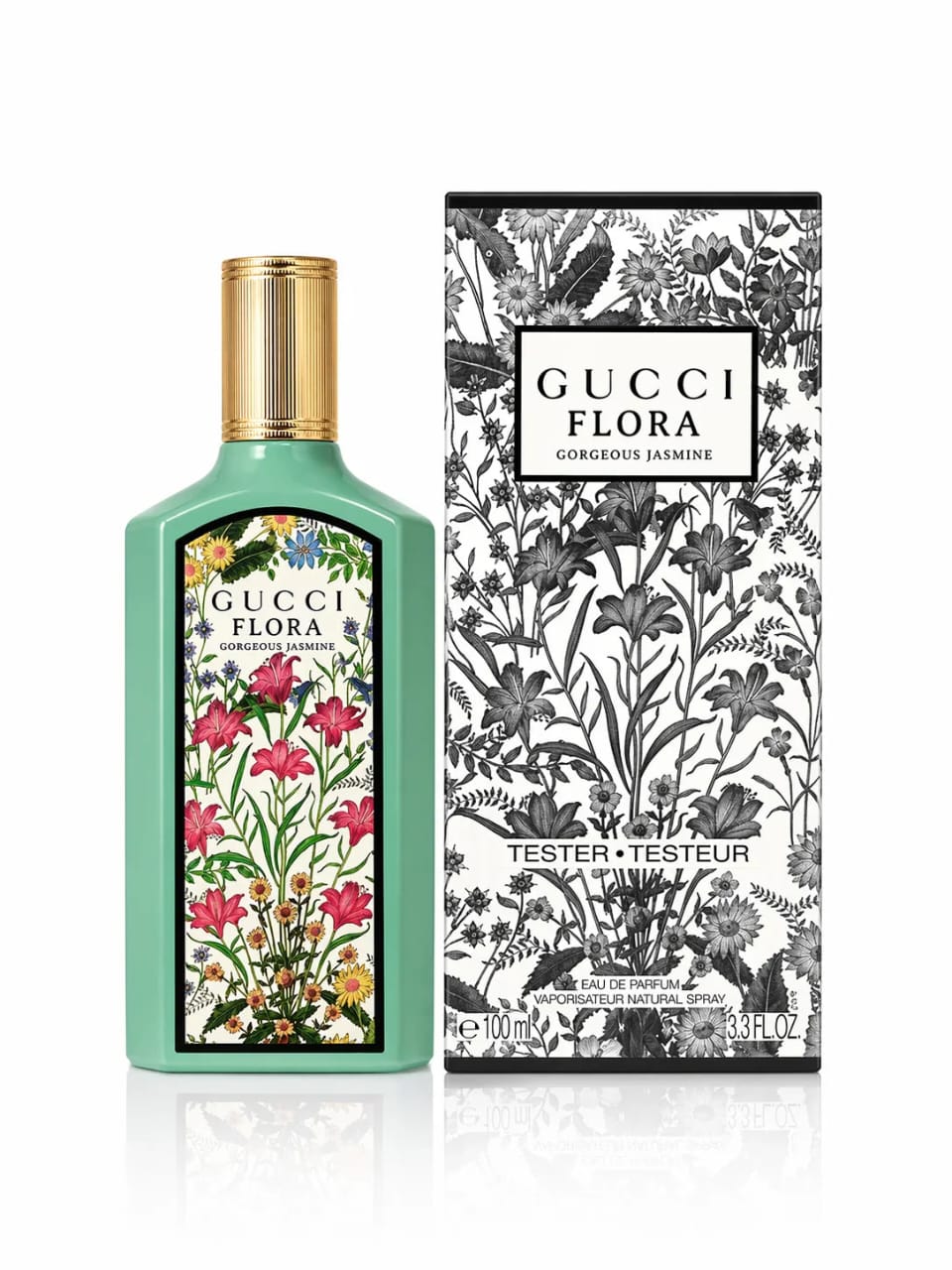 Gucci Flora Jasmine — Élégance Verte & Charme Floral 💚🌼